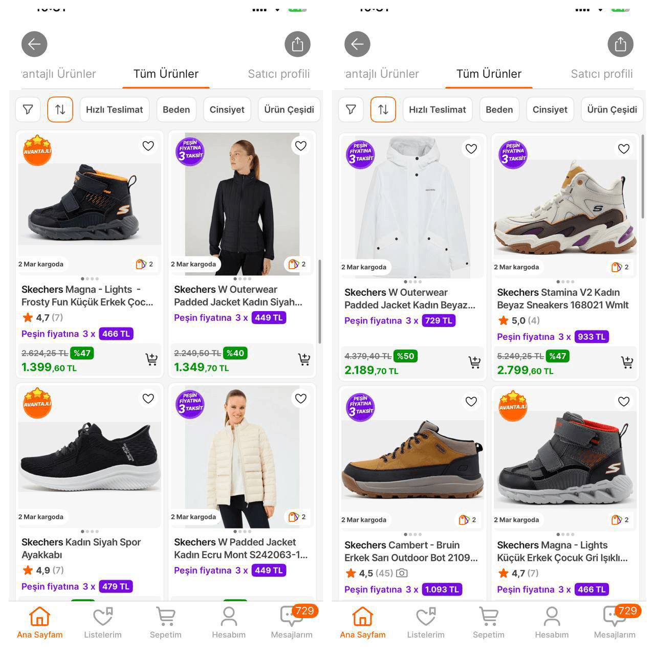 koşun Skechers Ürünlerinde %50’ye varan indirim🥳